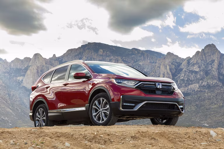 Exterior view of the Honda CR-V Hybrid