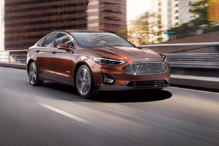 Exterior view of the Ford Fusion Hybrid