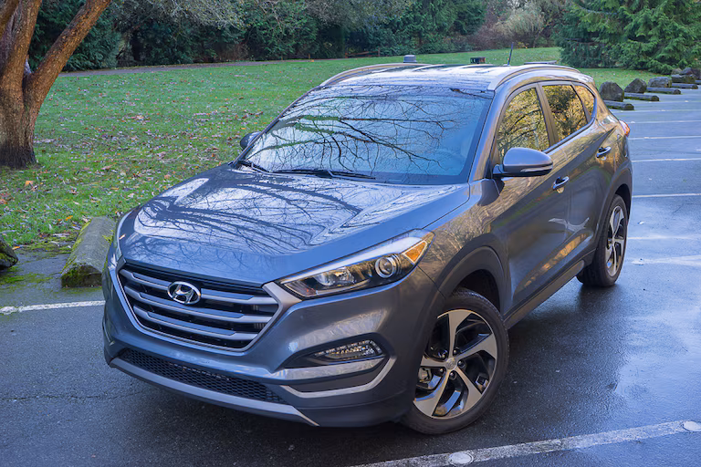 Find our favorite used performance-ready SUVs Exterior view of the Hyundai Tucson