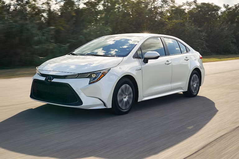 Exterior view of the Toyota Prius